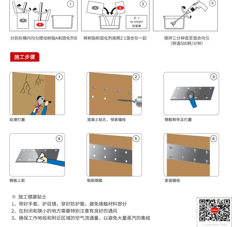 包钢浦城粘钢加固施工过程